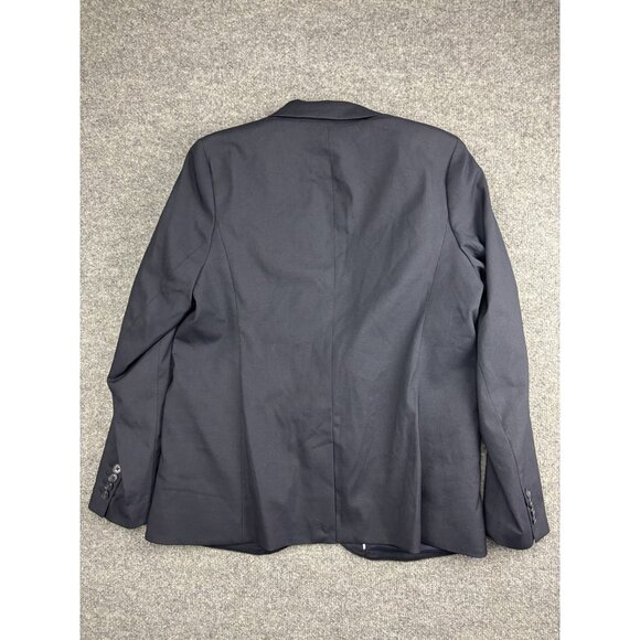 Lands End Blazer Womens 16 Navy Blue Classic Clothing Lined Button Career Work - Picture 6 of 8